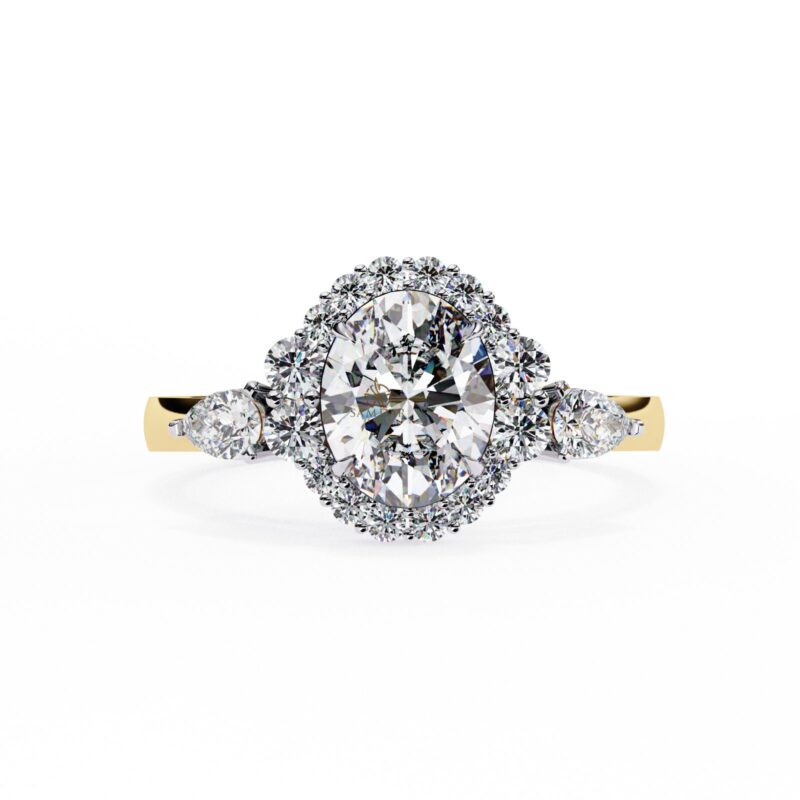 Oval Moissanite Engagement Ring For Women - Image 13