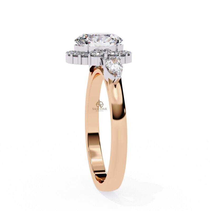Oval Moissanite Engagement Ring For Women - Image 5