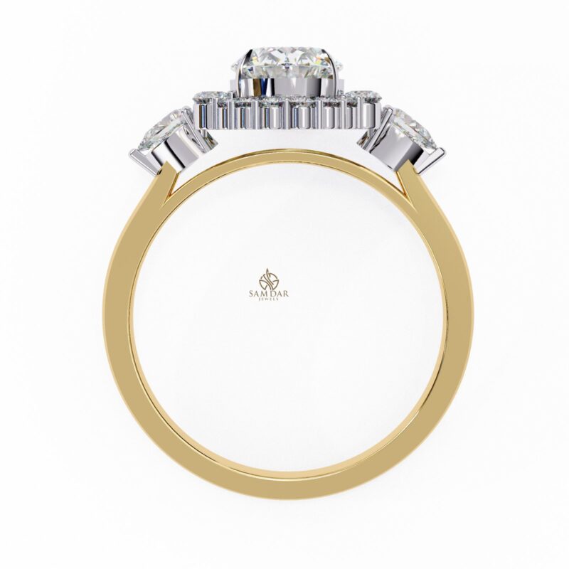 Oval Moissanite Engagement Ring For Women - Image 8