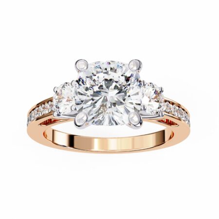 Square Moissanite Engagement Ring For Women