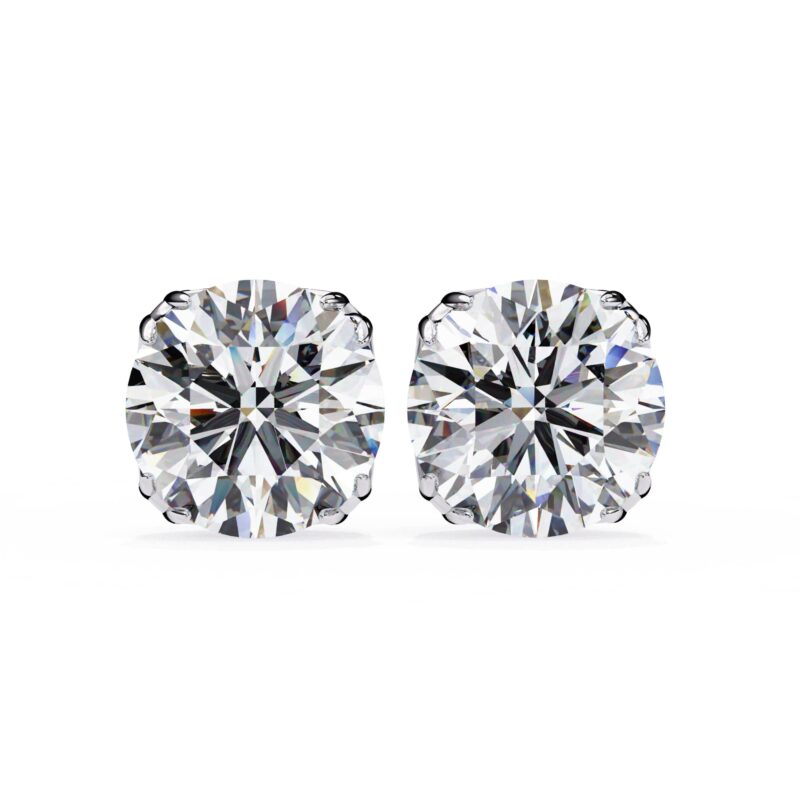 Moissanite Stud Earrings For Women