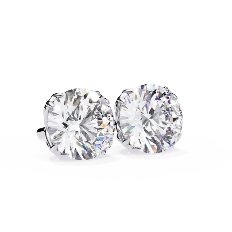 Moissanite Stud Earrings For Women - Image 4