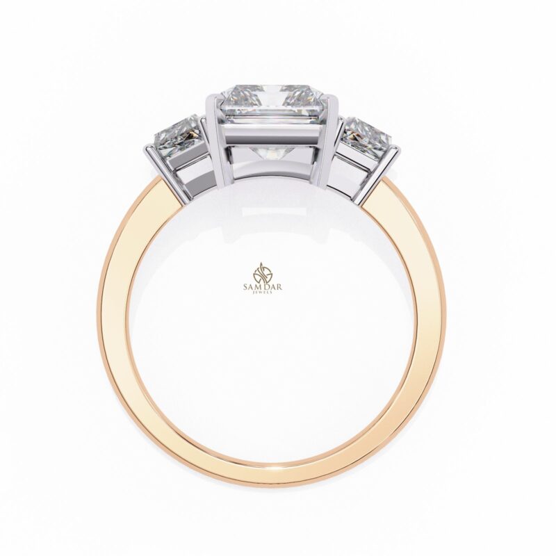 Radiant Moissanite Engagement Ring For Women - Image 7