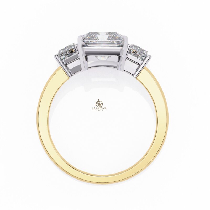 Radiant Moissanite Engagement Ring For Women - Image 5