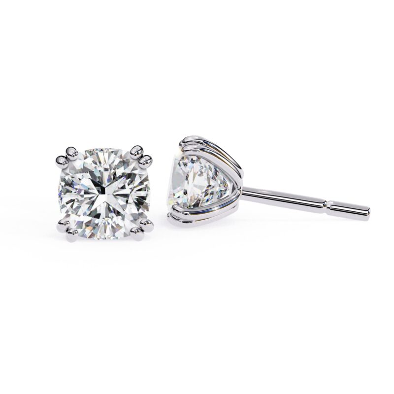 Moissanite Stud Earrings For Women - Image 3