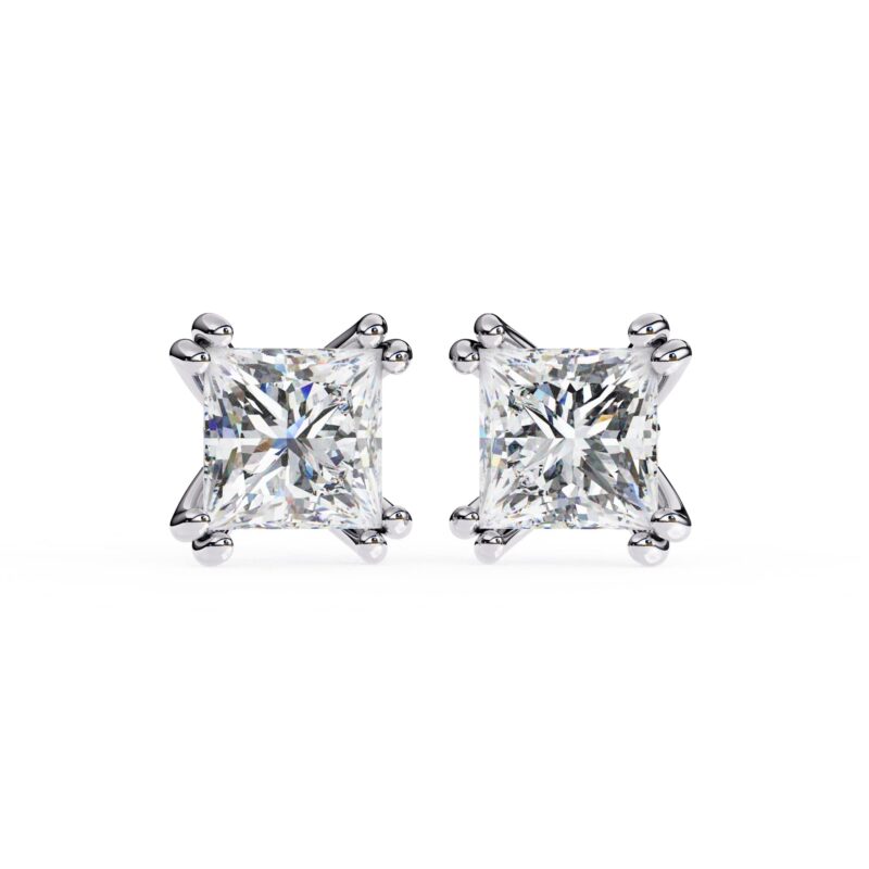 Moissanite Stud Earrings For Women