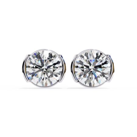 Moissanite Stud Earrings For Women