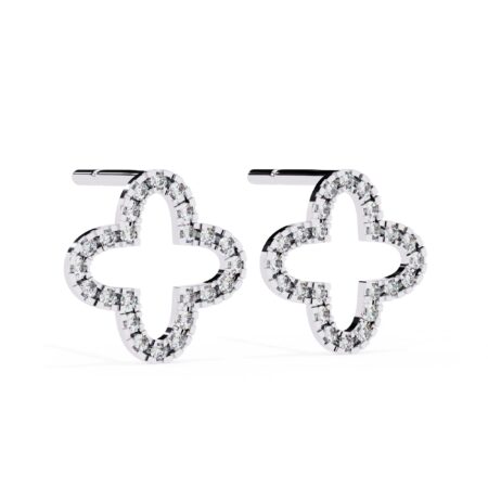 Moissanite Stud Earrings For Women