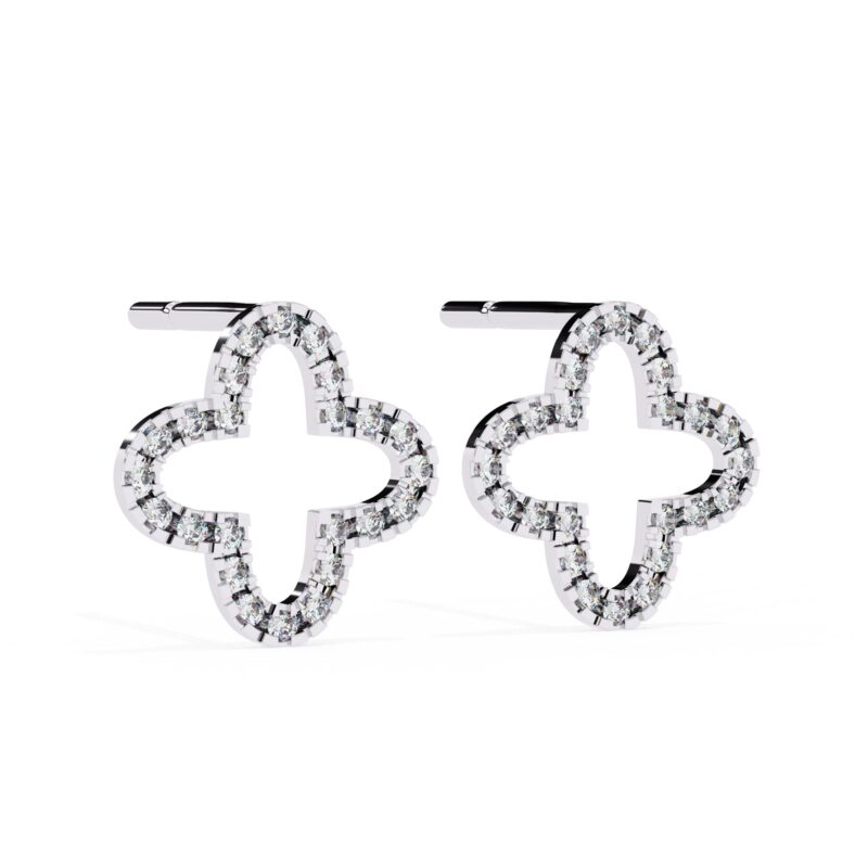 Moissanite Stud Earrings For Women