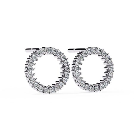 Moissanite Stud Earrings For Women