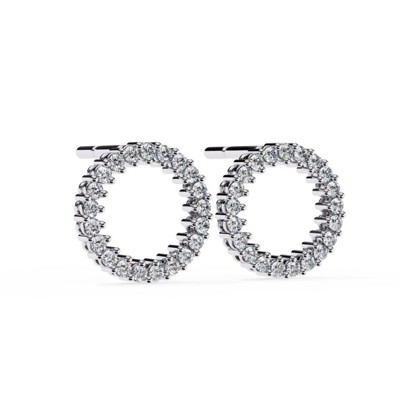 Moissanite Stud Earrings For Women