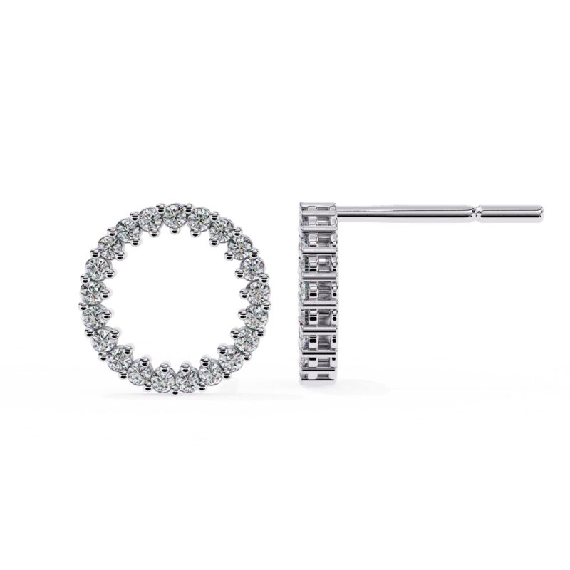 Moissanite Stud Earrings For Women - Image 3