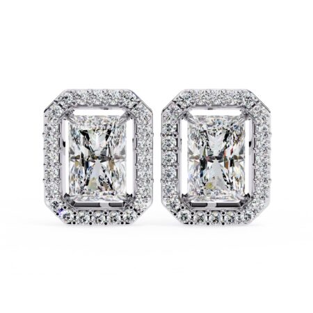 Moissanite Stud Earrings For Women