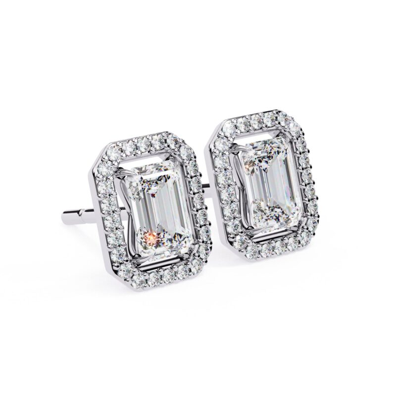 Moissanite Stud Earrings For Women