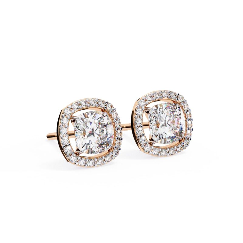 Moissanite Stud Earrings For Women - Image 3