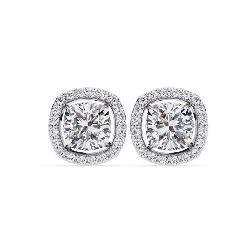 Moissanite Stud Earrings For Women