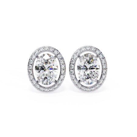 Moissanite Stud Earrings For Women