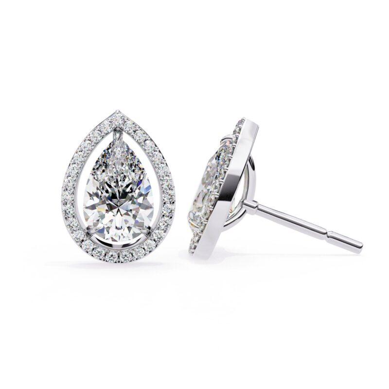 Moissanite Stud Earrings For Women - Image 3