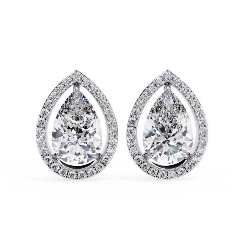 Moissanite Stud Earrings For Women