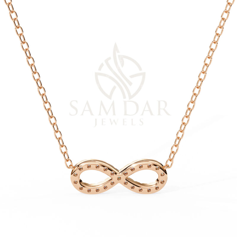 Round Moissanite Pendant Necklace For Women - Image 10