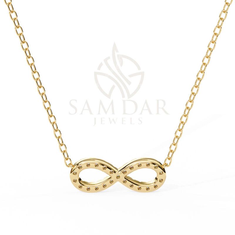 Round Moissanite Pendant Necklace For Women - Image 11