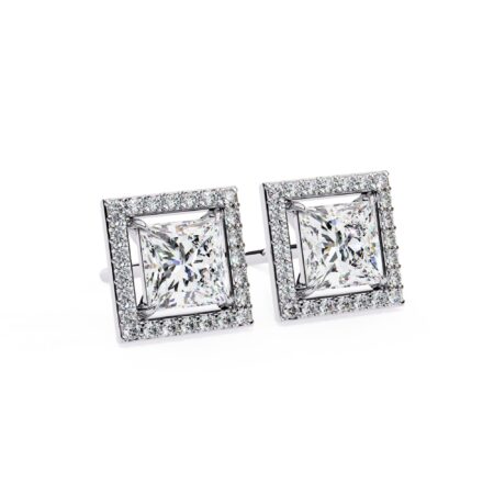 Moissanite Stud Earrings For Women