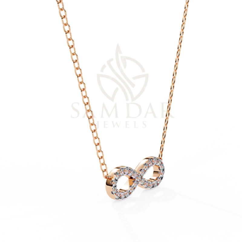 Round Moissanite Pendant Necklace For Women - Image 8