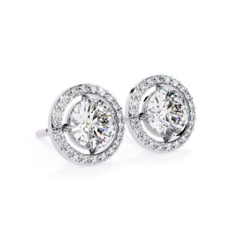 Moissanite Stud Earrings For Women