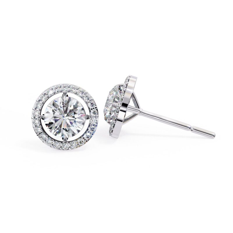 Moissanite Stud Earrings For Women - Image 4