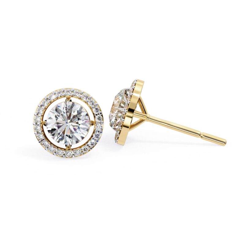 Moissanite Stud Earrings For Women - Image 3