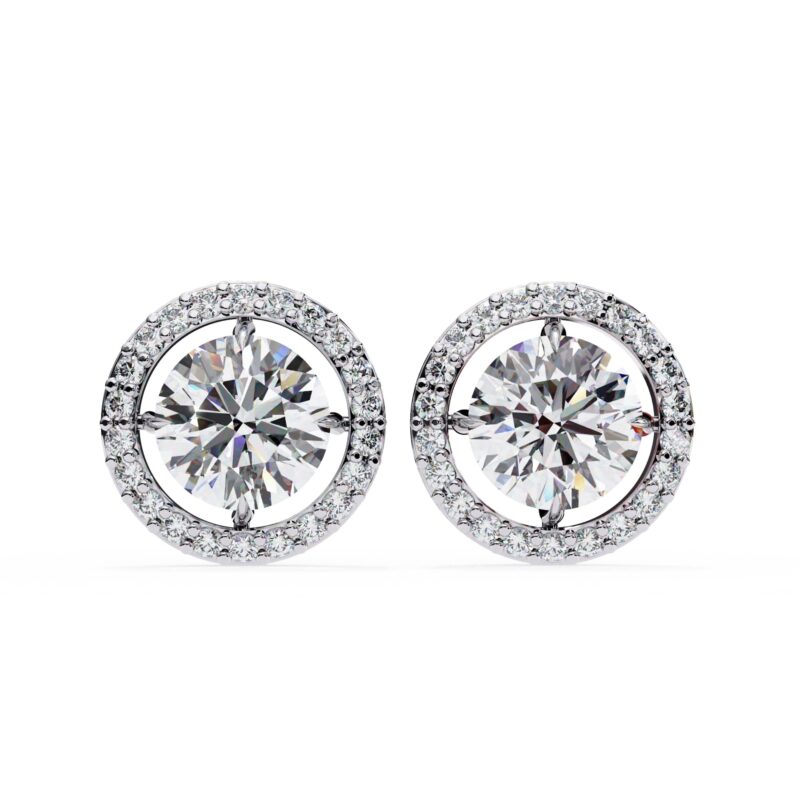 Moissanite Stud Earrings For Women - Image 9