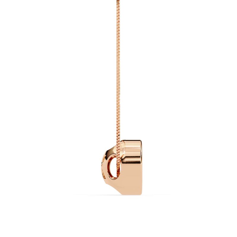 Round Moissanite Pendant Necklace For Women - Image 6