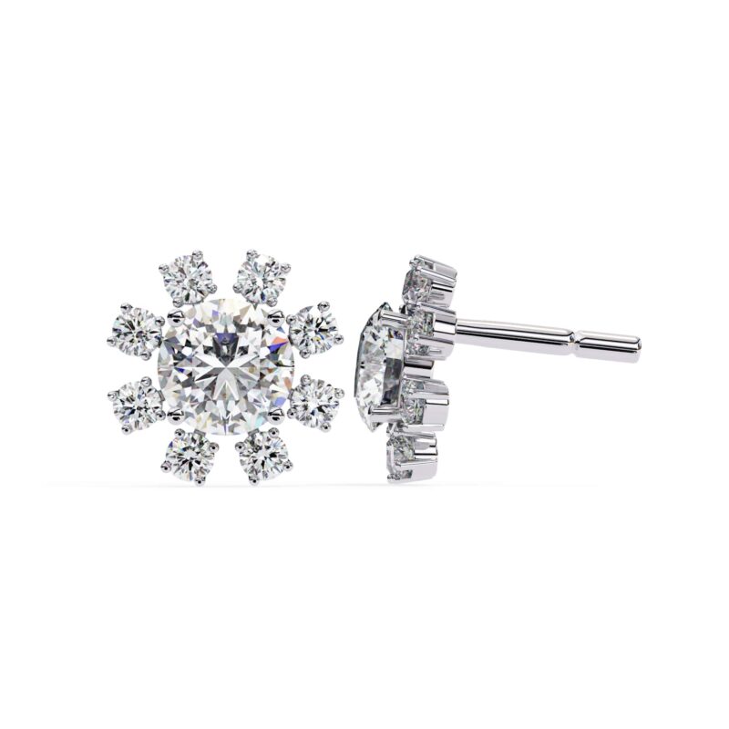 Moissanite Stud Earrings For Women - Image 7