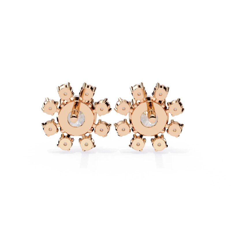 Moissanite Stud Earrings For Women - Image 5