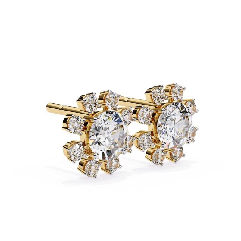 Moissanite Stud Earrings For Women - Image 3