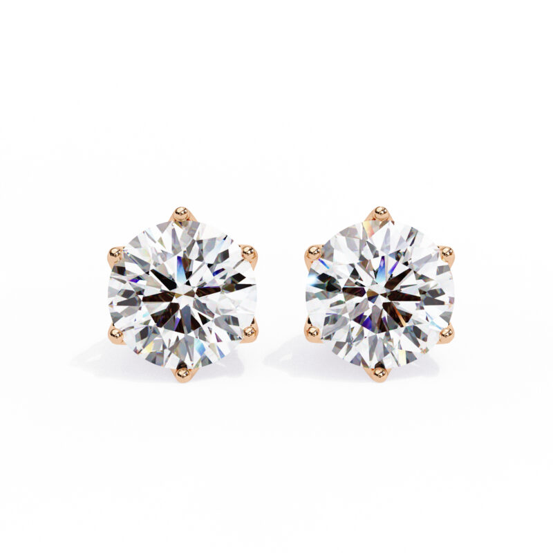 Moissanite Stud Earrings For Women
