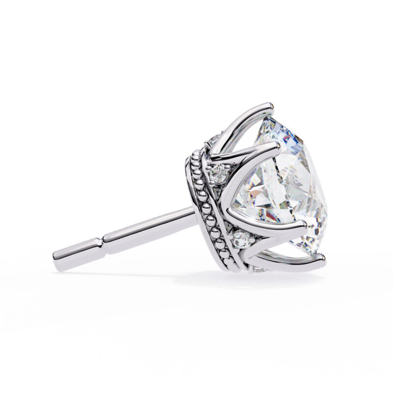 Moissanite Stud Earrings For Women - Image 7