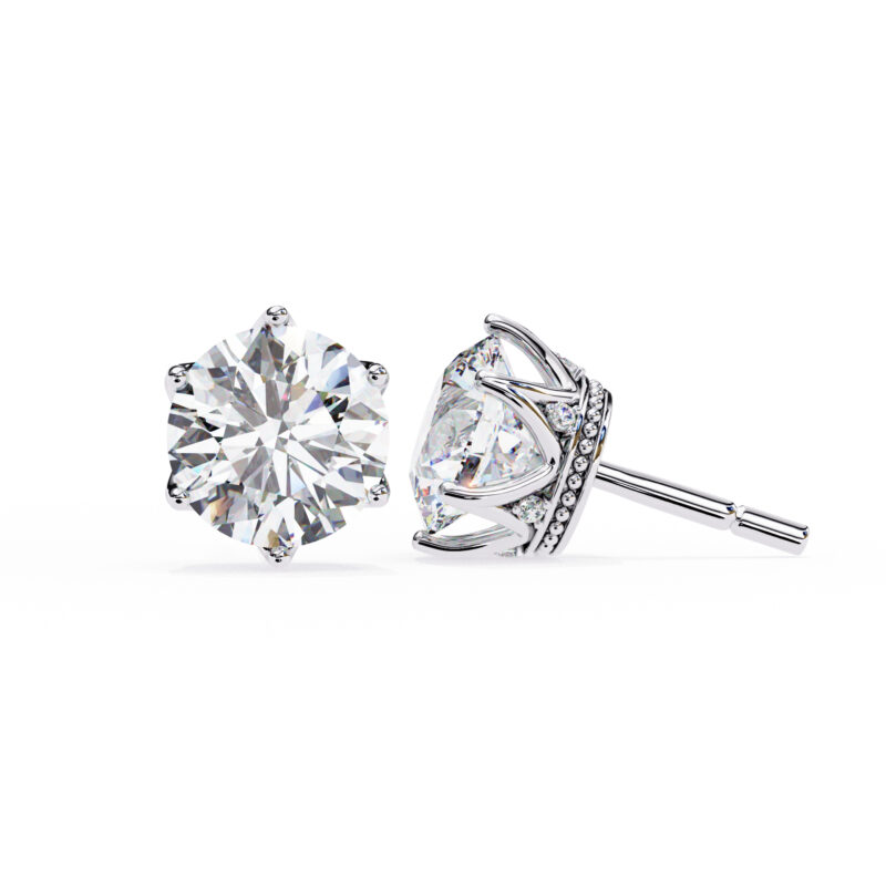 Moissanite Stud Earrings For Women - Image 11