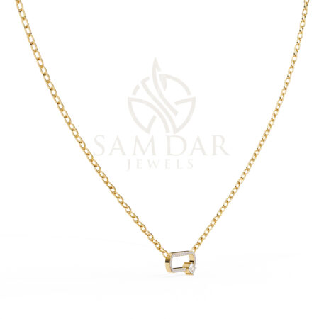 Cushion Moissanite Pendant Necklace For Women