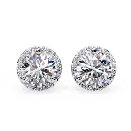 Moissanite Stud Earrings For Women