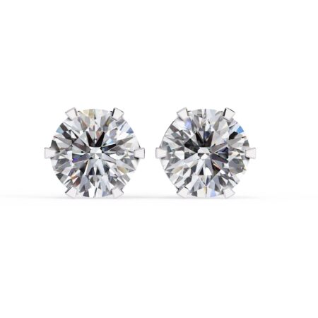 Moissanite Stud Earrings For Women