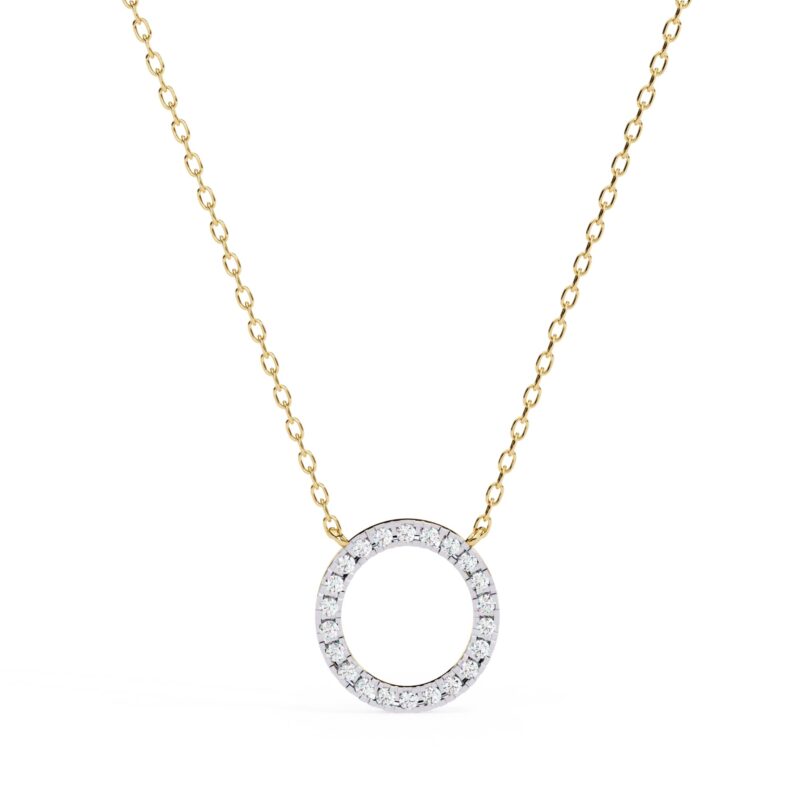 Round Moissanite Pendant Necklace For Women - Image 10
