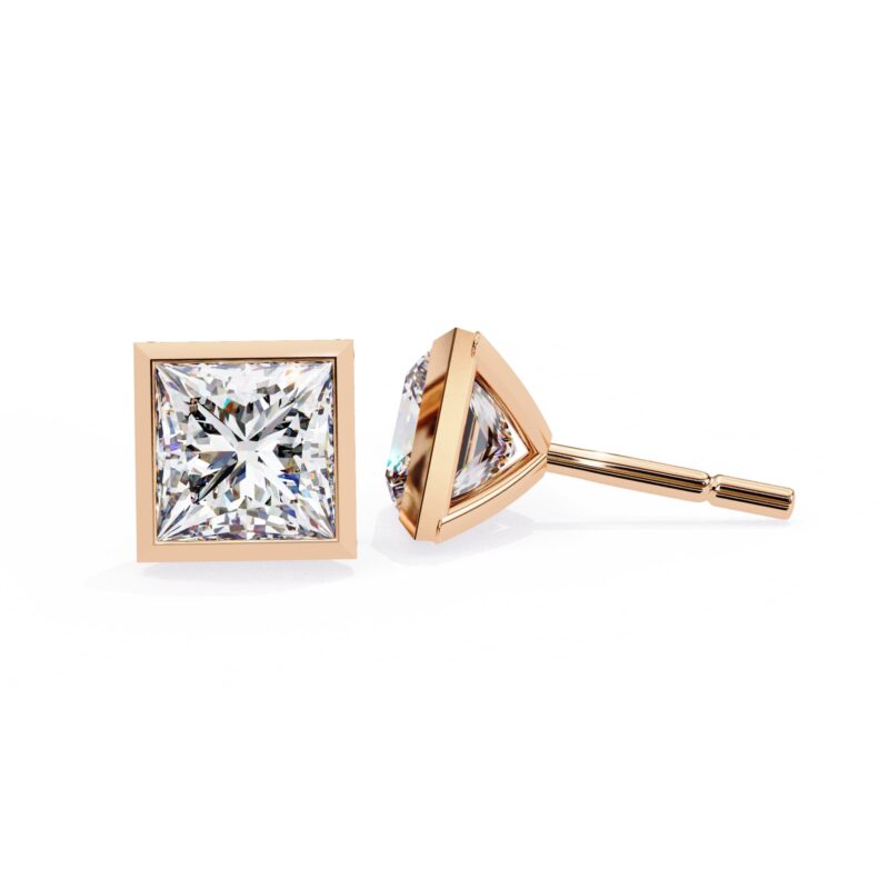 Moissanite Stud Earrings For Women - Image 3