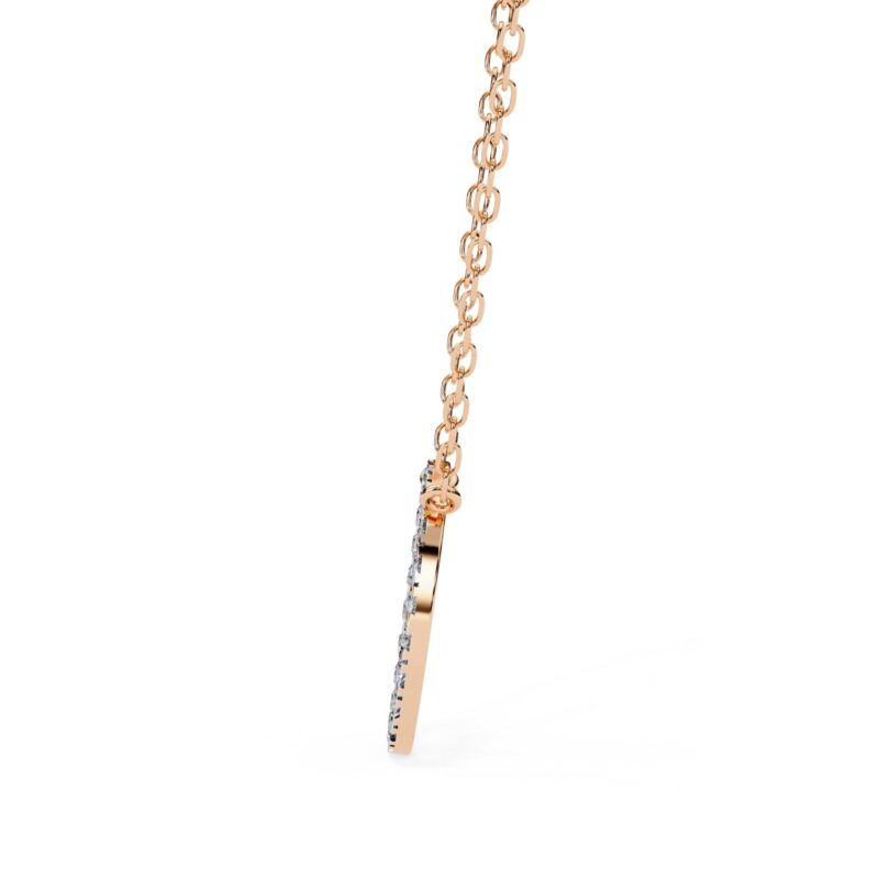 Round Moissanite Pendant Necklace For Women - Image 8