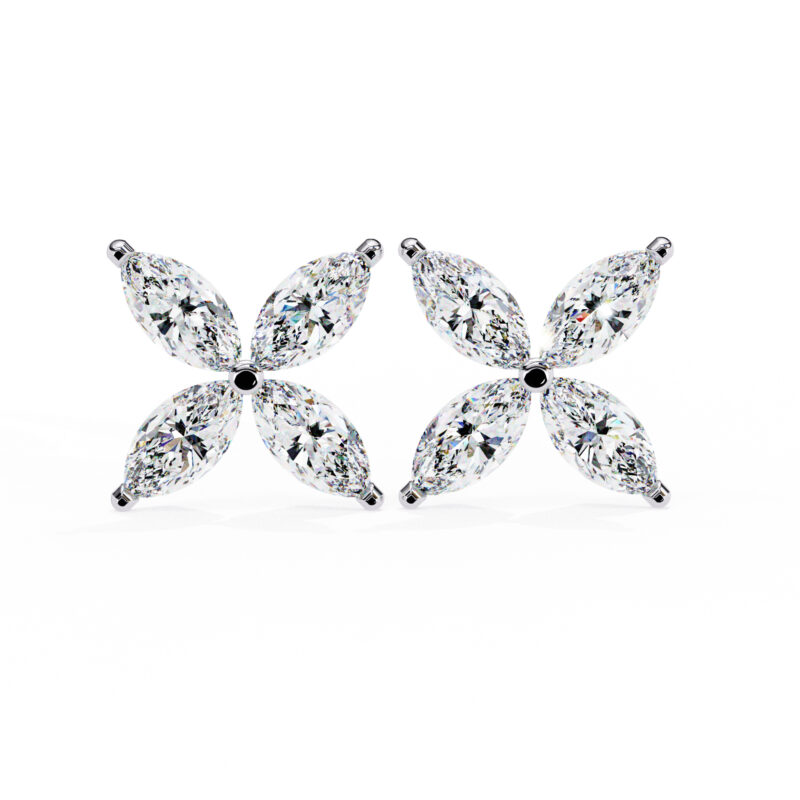 Moissanite Stud Earrings For Women