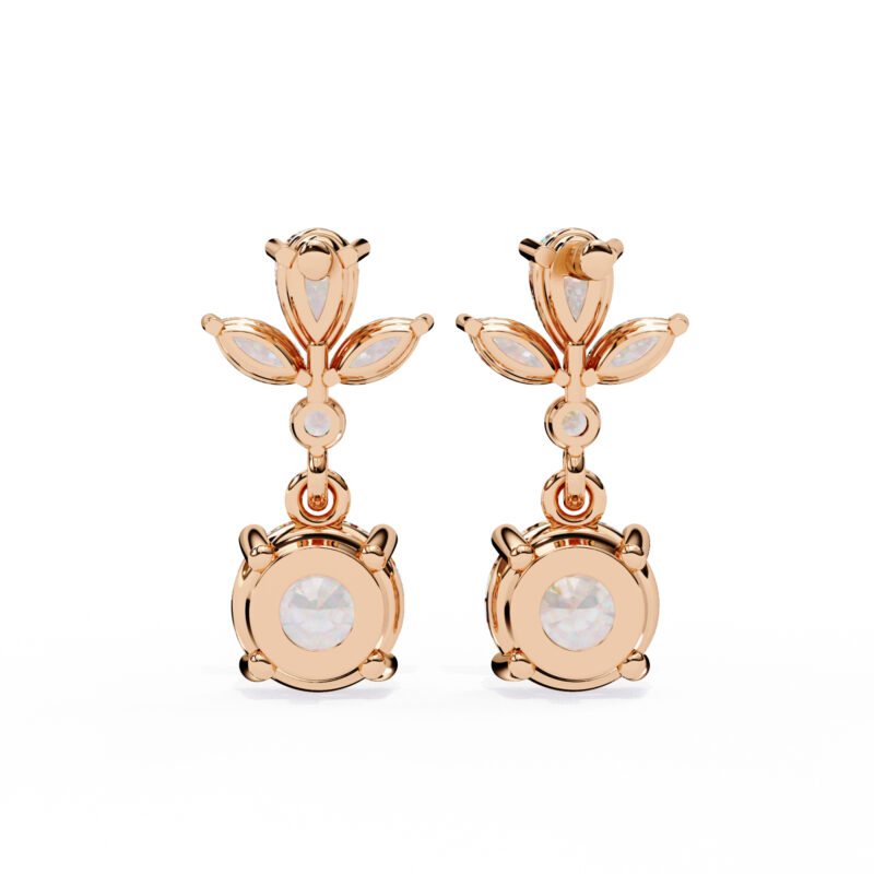 Moissanite Dangle Earrings For Women - Image 7