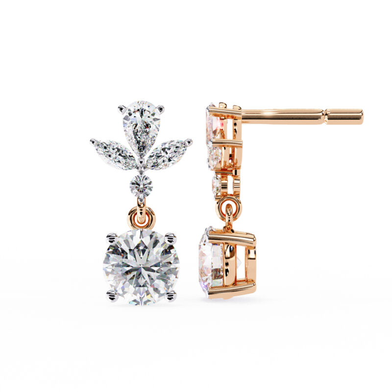 Moissanite Dangle Earrings For Women - Image 10