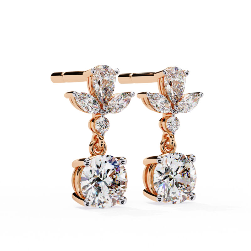 Moissanite Dangle Earrings For Women - Image 5