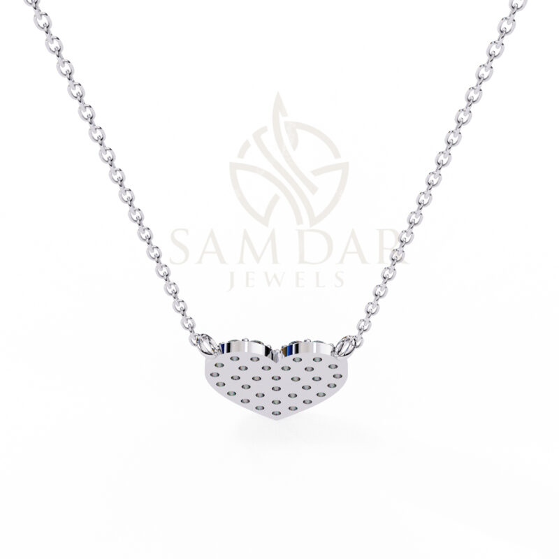 Round Moissanite Pendant Necklace For Women - Image 10
