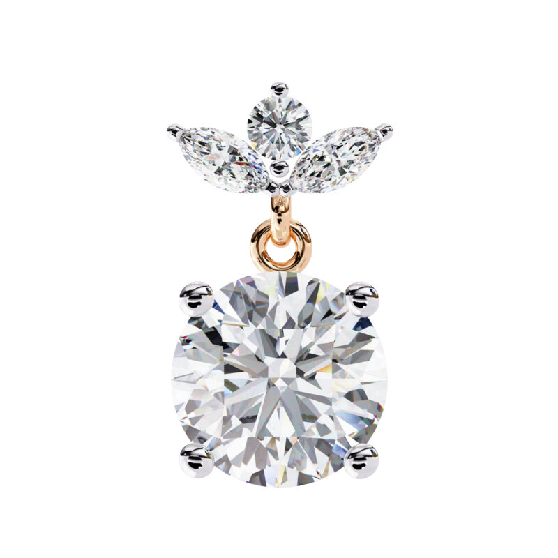 Moissanite Dangle Earrings For Women - Image 4